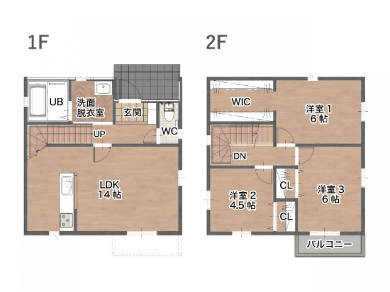 1・2F 間取図